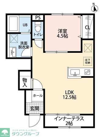 リーブルファイン幸手駅IIの物件間取画像